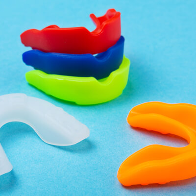 Coloured sports mouth guards